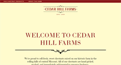Desktop Screenshot of cedarhillfarms.com